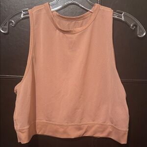 EUC-Nike Pink Dri-FIT Mesh Top-Size Large